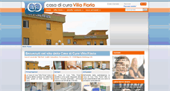 Desktop Screenshot of casadicuravillafloria.it