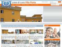 Tablet Screenshot of casadicuravillafloria.it